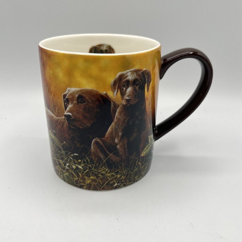 Lang Sunset Labs Coffee Cup Mug Brown Chocolate Labrador Retriever